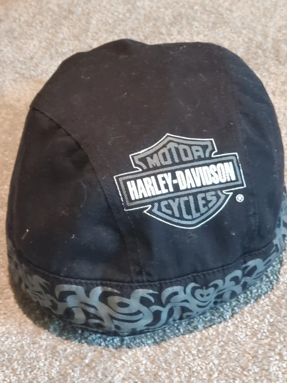 Harley-Davidson Black Skull Cap